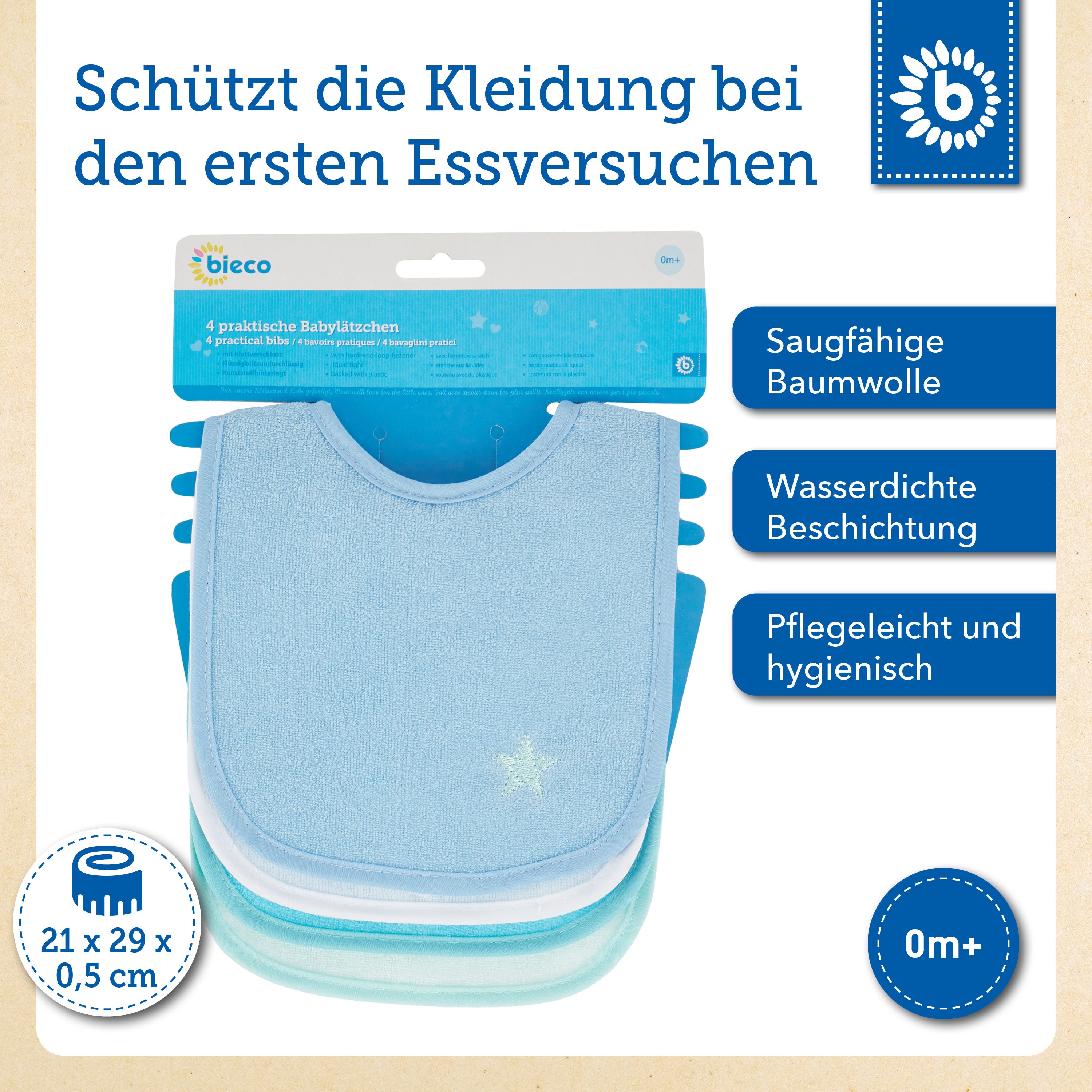 4er Set Lätzchen Ocean