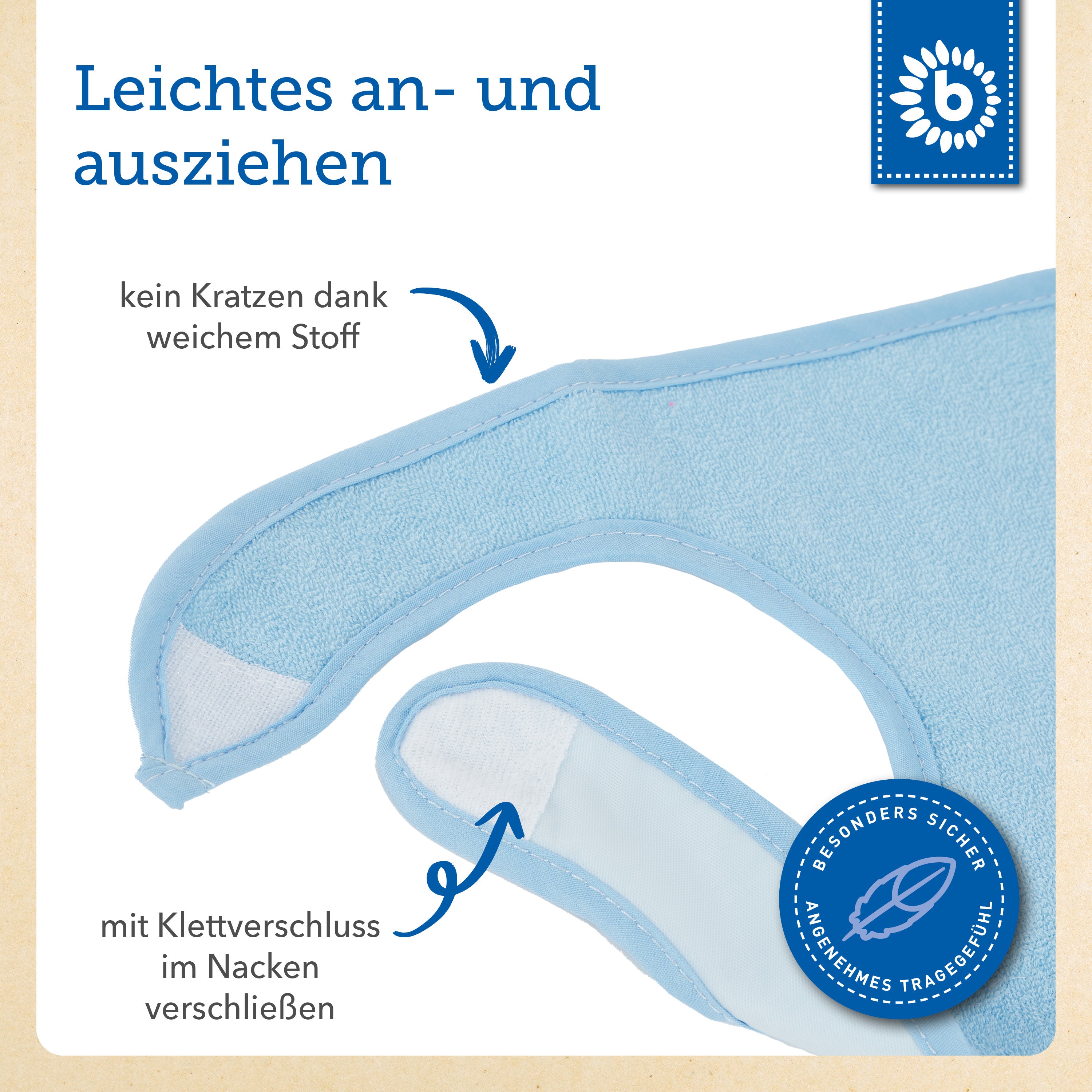 Lot de 4 bavoirs Ocean