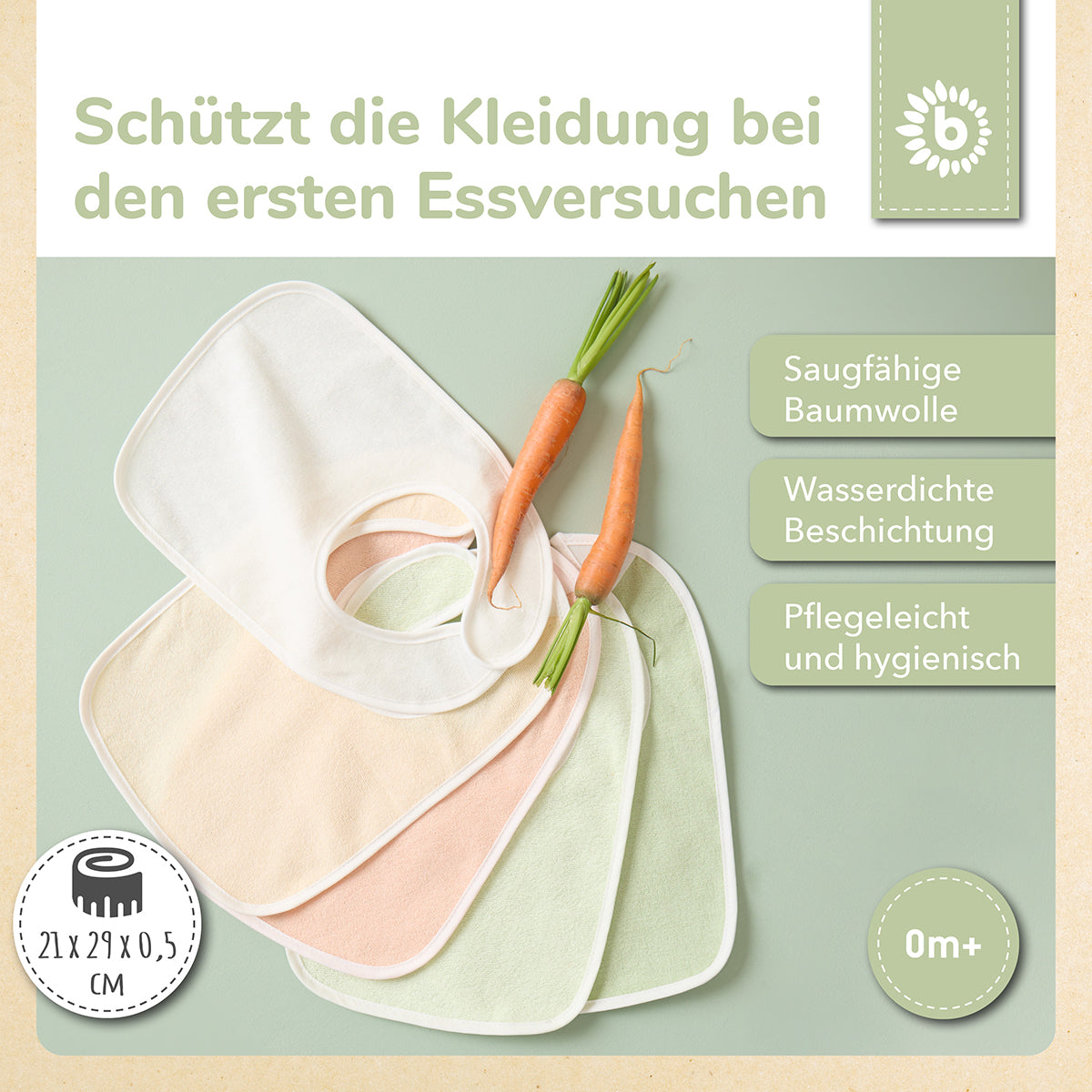 Lätzchen 5er Set Fine