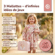 3er Kofferset Ella Dreamy Flowers - FR Infographic