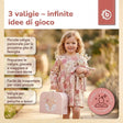 3er Kofferset Ella Dreamy Flowers - IT Infographic