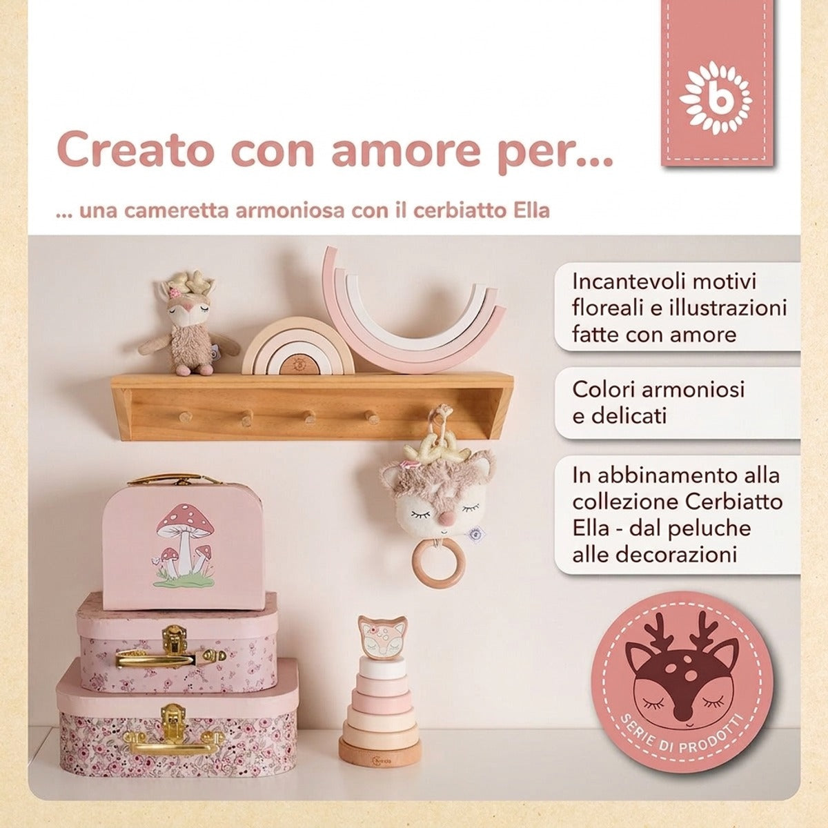 3er Kofferset Ella Dreamy Flowers - IT Infographic