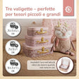 3er Kofferset Ella Dreamy Flowers - IT Infographic