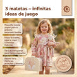3er Kofferset Ella Vintage Flowers - ES Infographic