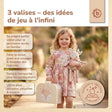 3er Kofferset Ella Vintage Flowers - FR Infographic