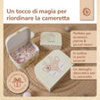 3er Kofferset Ella Vintage Flowers - IT Infographic