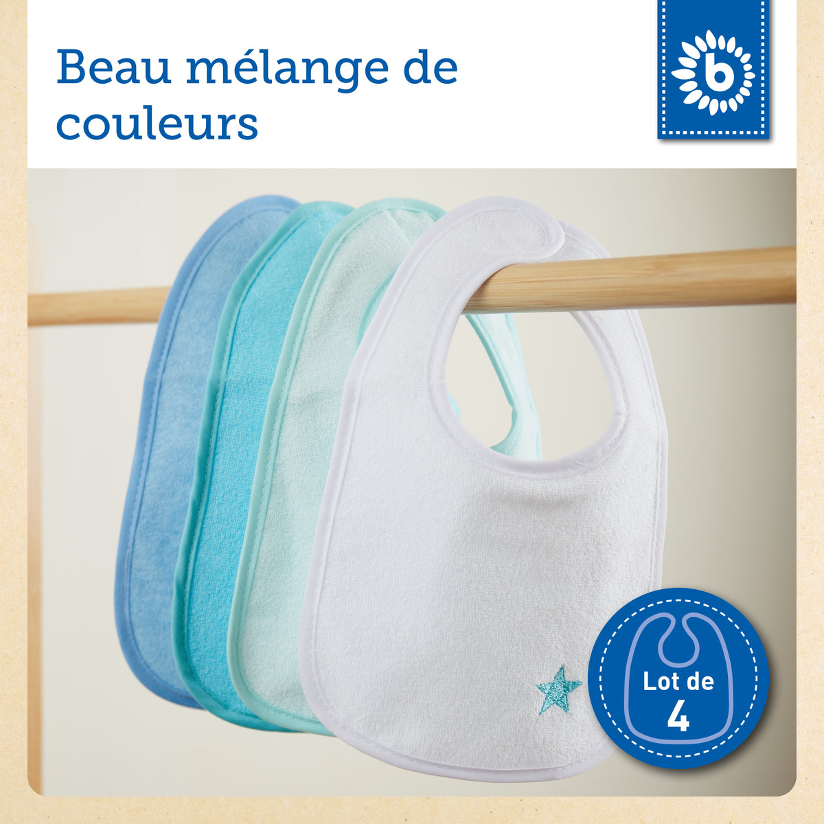 4er Set Lätzchen Ocean - FR Infographic