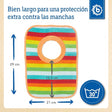 6er Set Schlupflätzchen Rainbow - ES Infographic