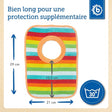 6er Set Schlupflätzchen Rainbow - FR Infographic