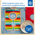 6er Set Schlupflätzchen Rainbow - FR Infographic