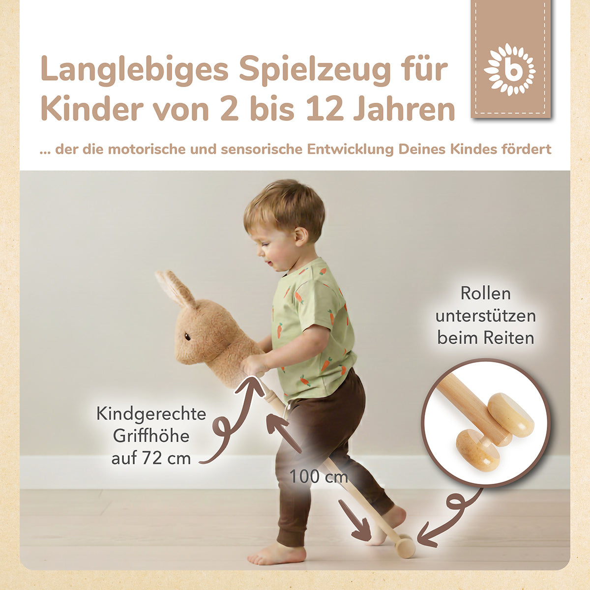 Animale con bastone Coniglietto Fine