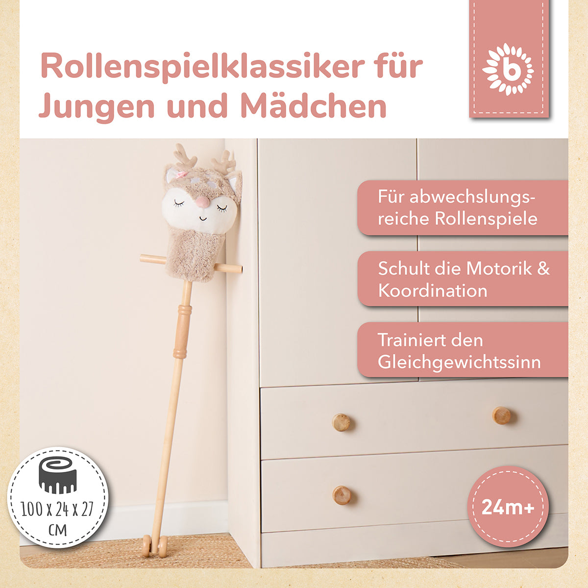 Animale con bastone Cerbiatta Ella