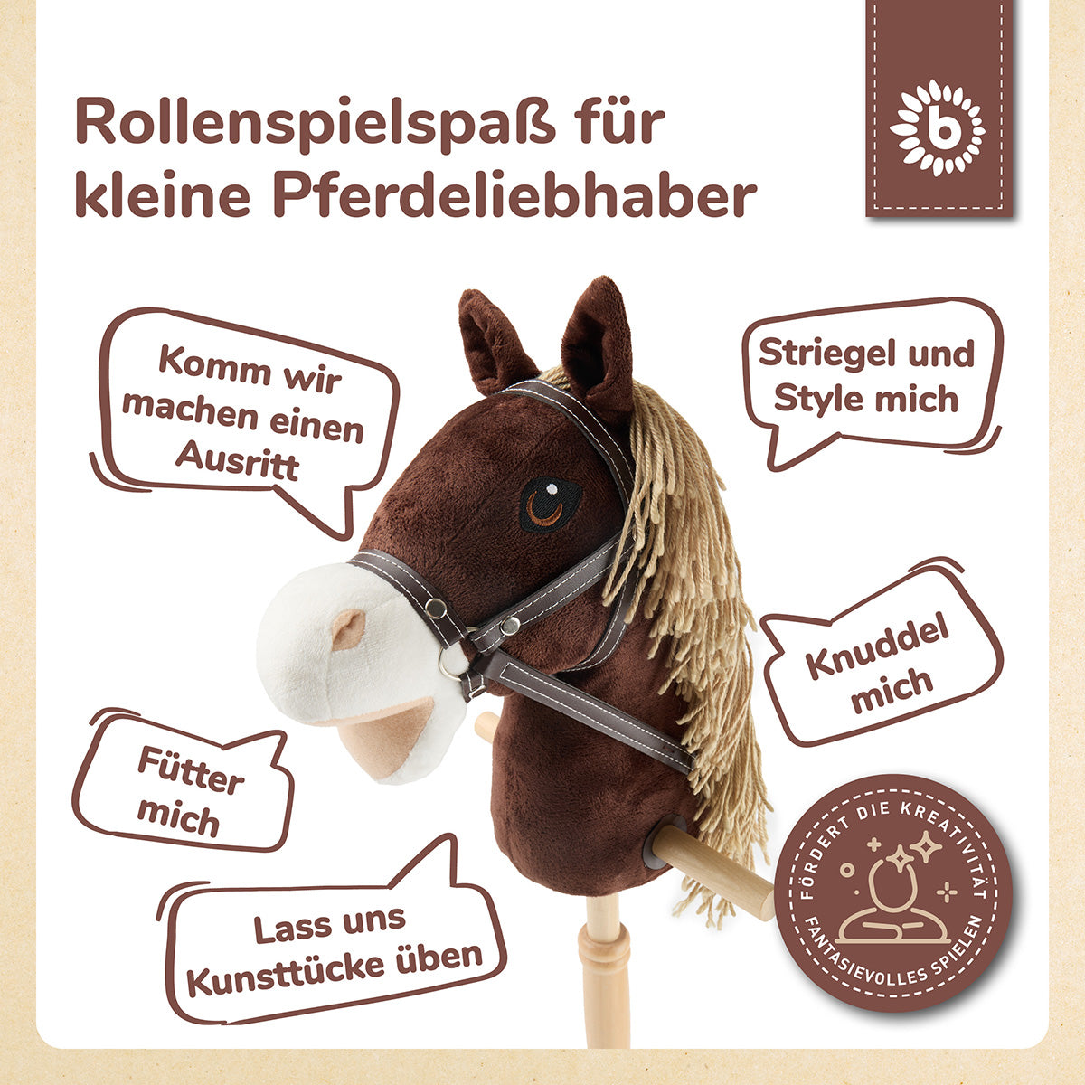 Cavallo con bastone Coco