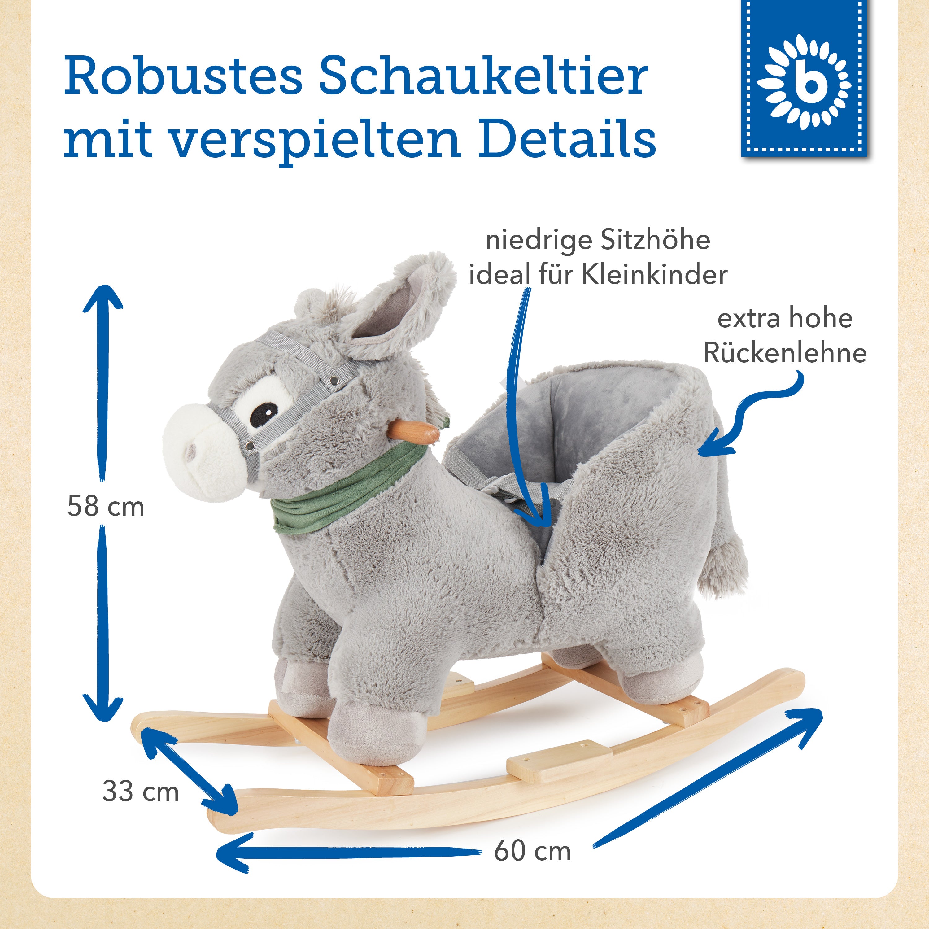 Âne à bascule Luca