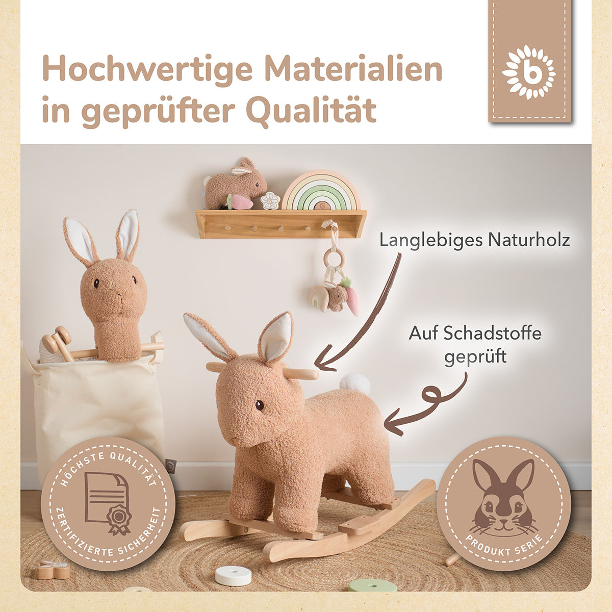 Animal à bascule Lapin Fine