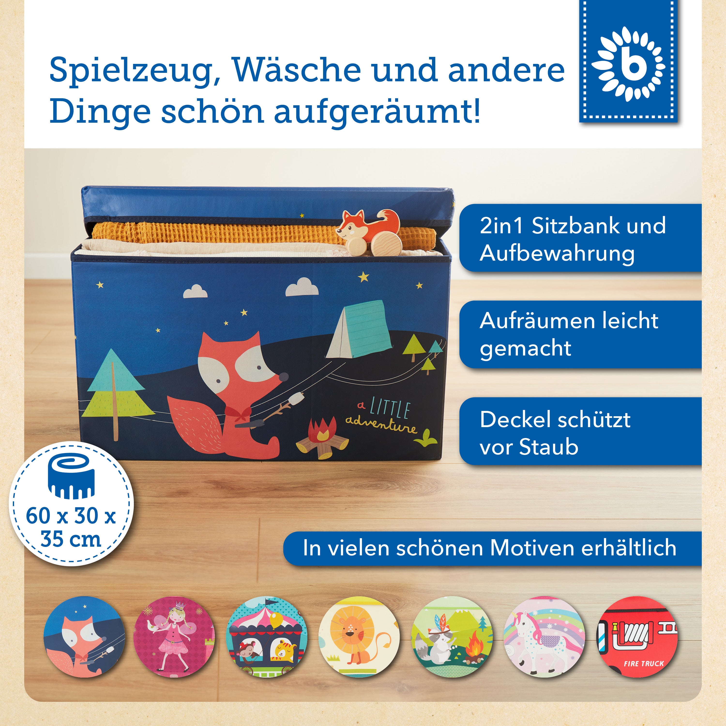 2in1 Staubox & Sitzbank Pfadfinder Camp