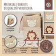 Aufbewahrungsbox Igel Piksi mit Deckel - IT Infographic