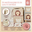 Aufbewahrungsbox Reh Ella mit Deckel - FR Infographic