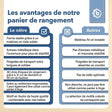 Aufbewahrungskorb Wal - FR Infographic