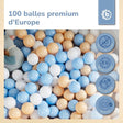 Bälle Beach 100 Stück - FR Infographic