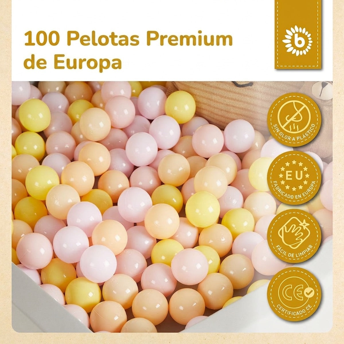 Bälle Blossom 100 Stück - ES Infographic