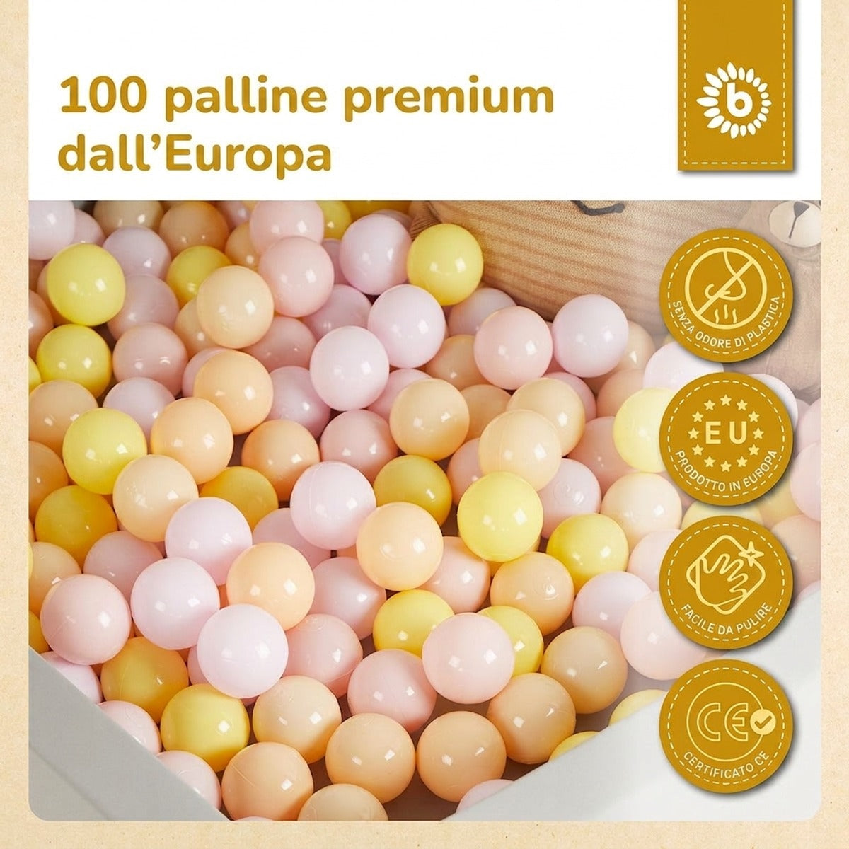 Bälle Blossom 100 Stück - IT Infographic
