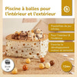 Bälle Chocolate Bliss 100 Stück - FR Infographic