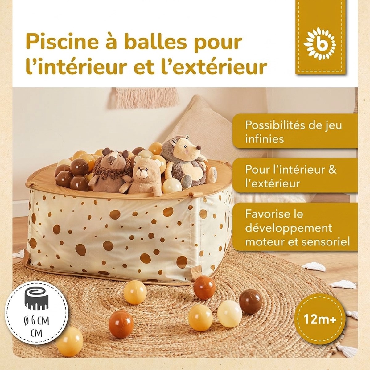 Bälle Chocolate Bliss 100 Stück - FR Infographic