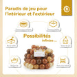 Bälle Chocolate Bliss 100 Stück - FR Infographic