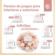Bälle Dreamy Flowers 100 Stück - ES Infographic
