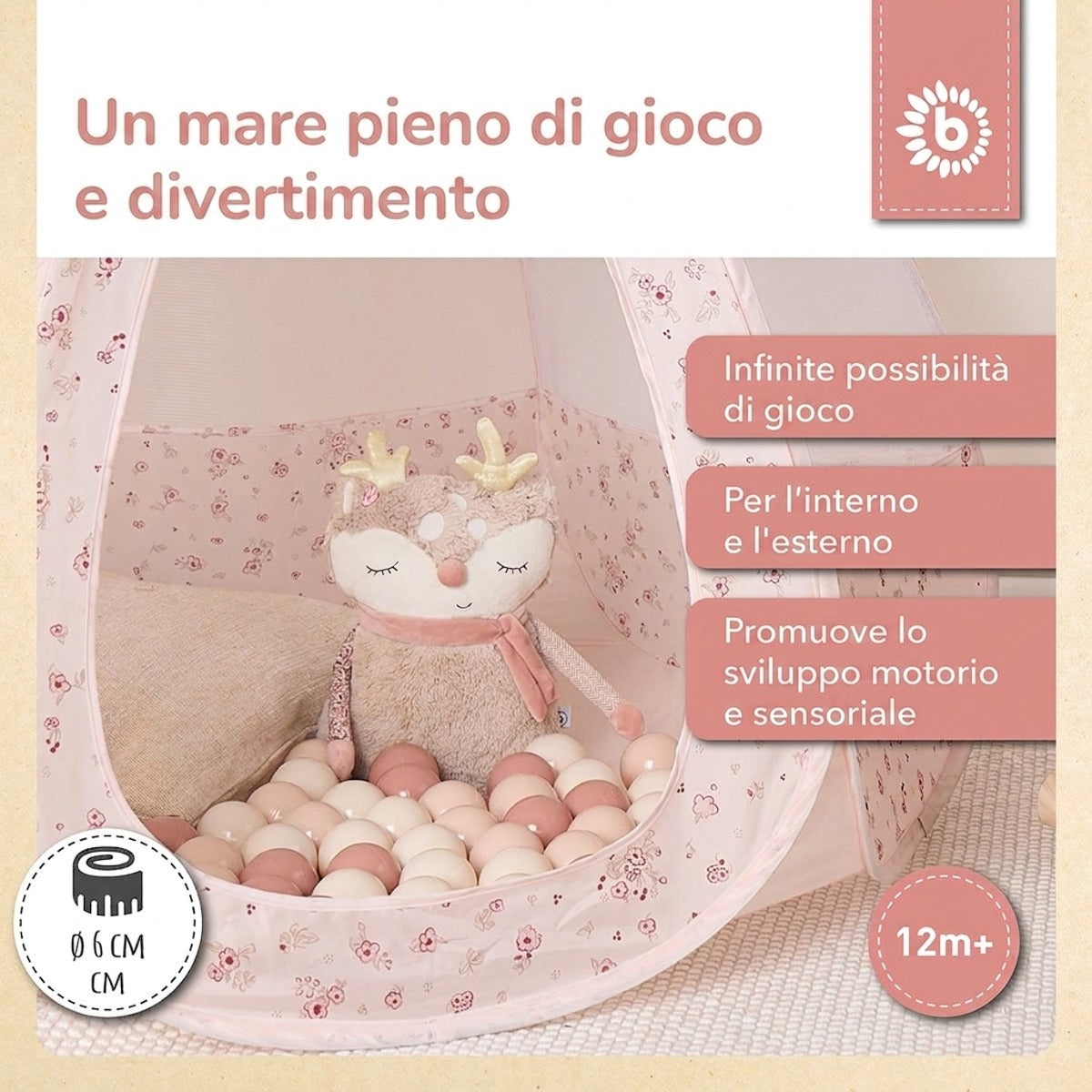 Bälle Dreamy Flowers 100 Stück - IT Infographic