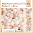 Bälle Vintage Flowers 100 Stück - FR Infographic