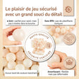 Bälle Vintage Flowers 100 Stück - FR Infographic