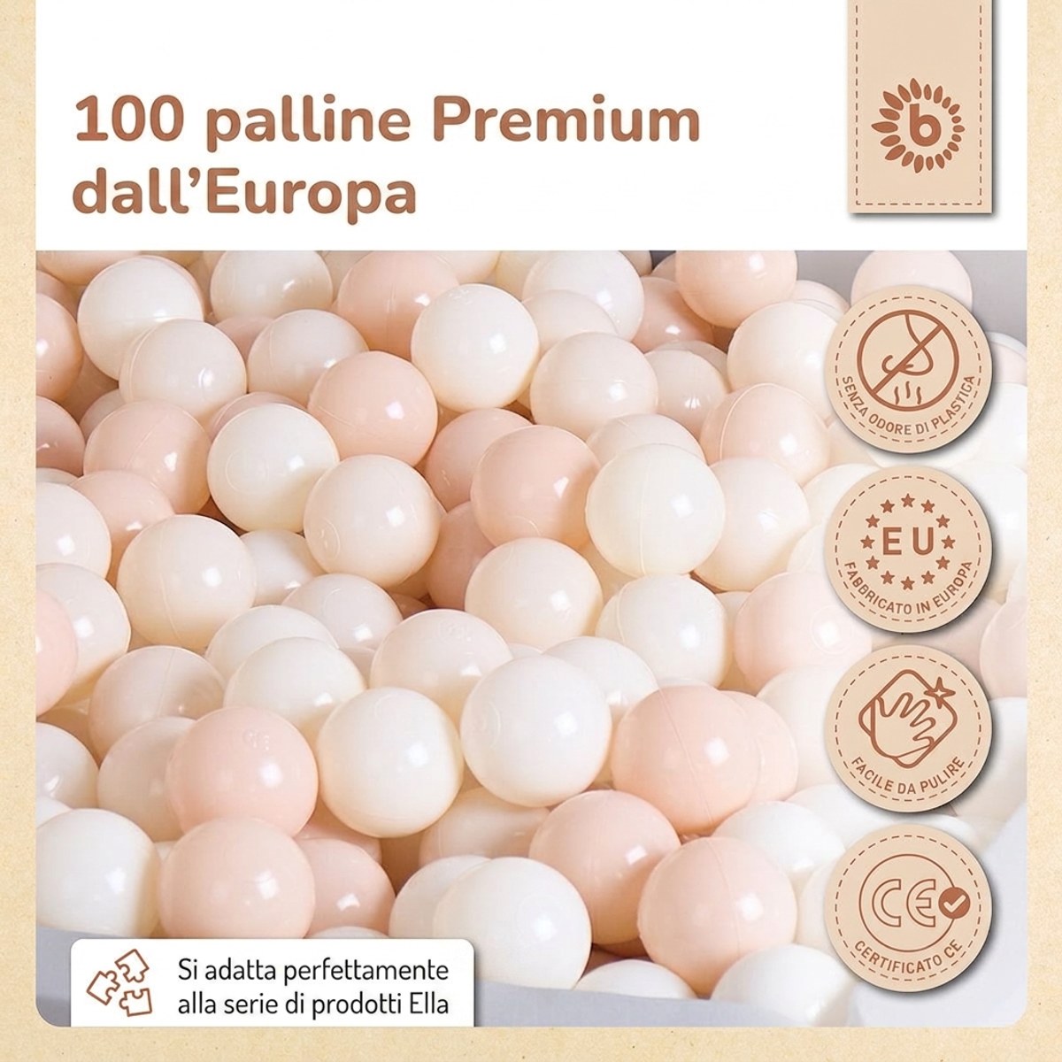 Bälle Vintage Flowers 100 Stück - IT Infographic