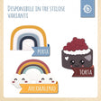 Beißer Regenbogen Silikon - IT Infographic