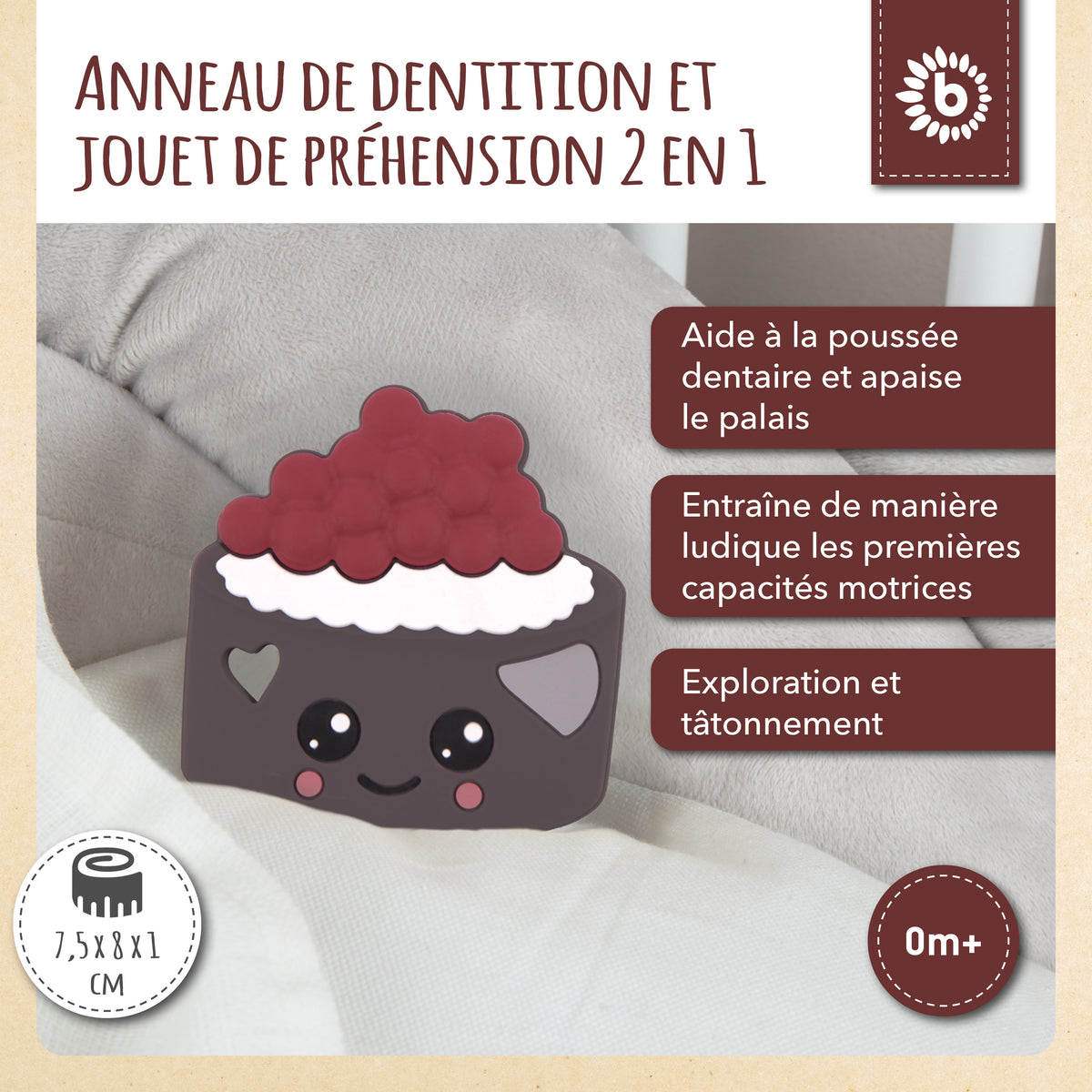 Beißer Torte Silikon - FR Infographic