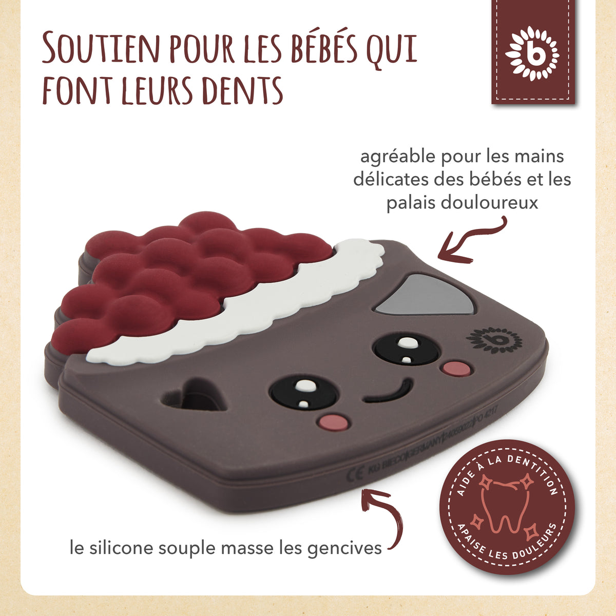 Beißer Torte Silikon - FR Infographic
