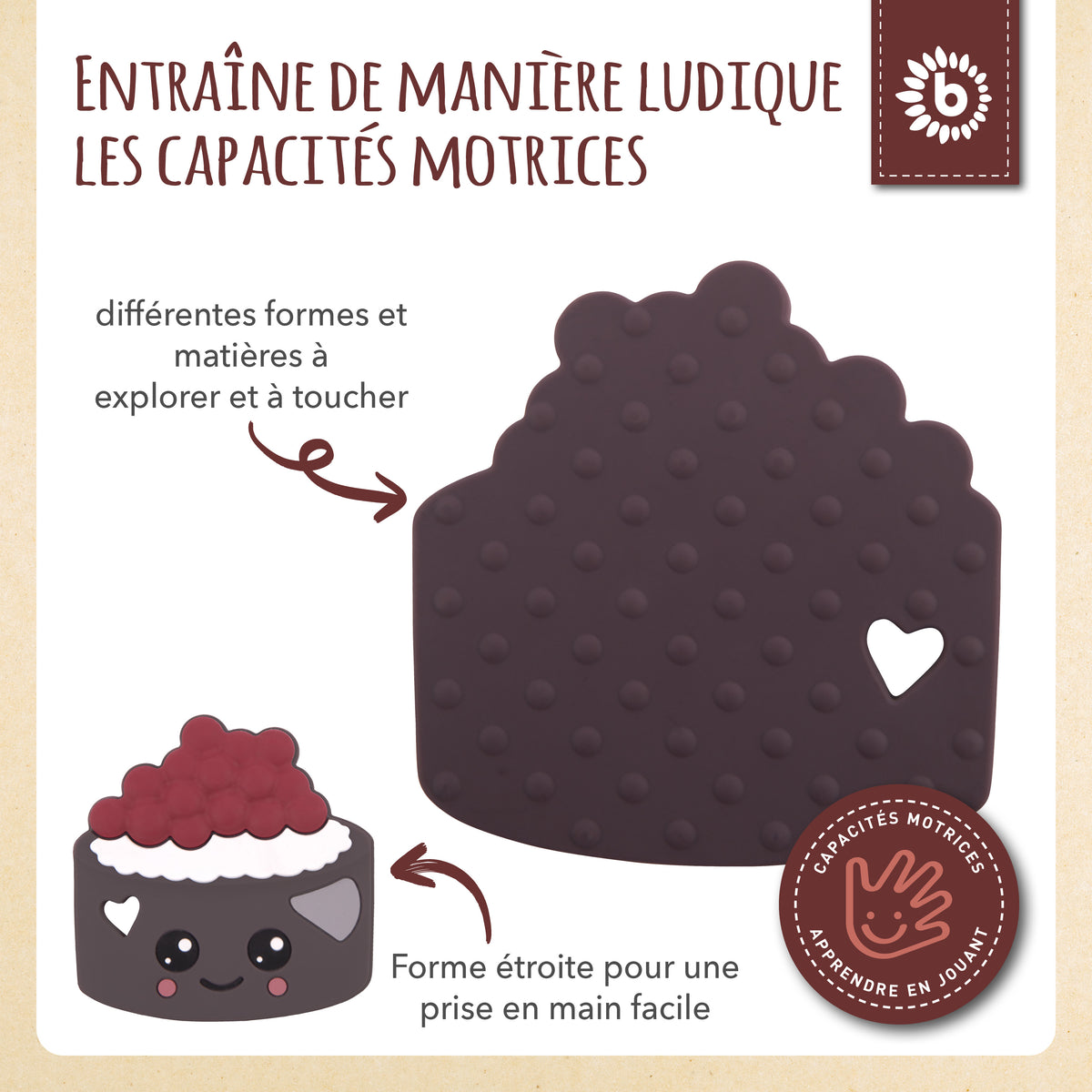 Beißer Torte Silikon - FR Infographic