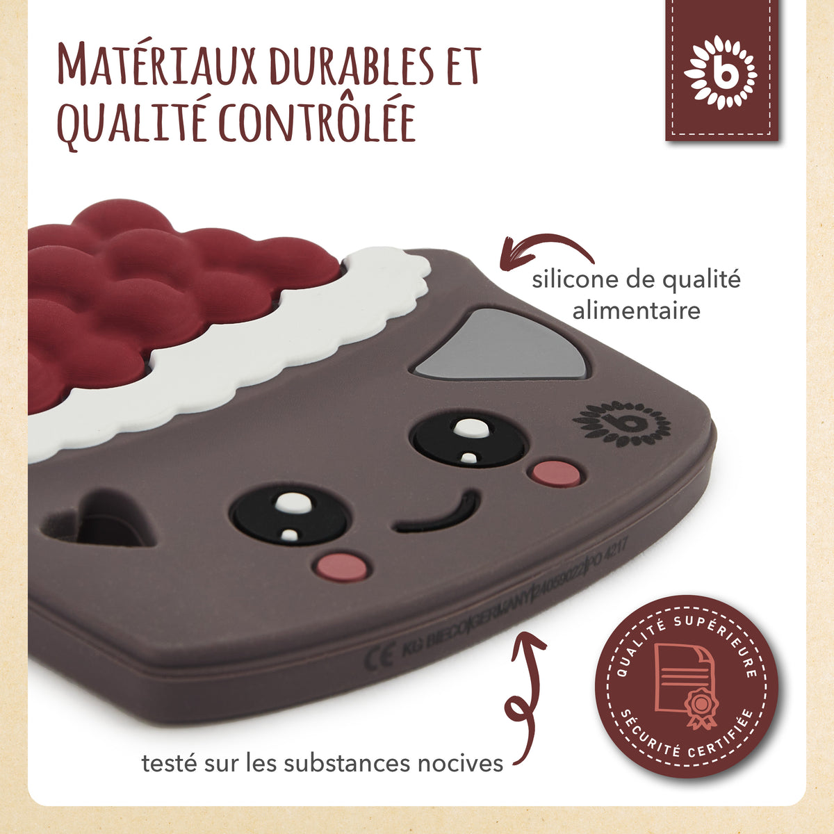 Beißer Torte Silikon - FR Infographic