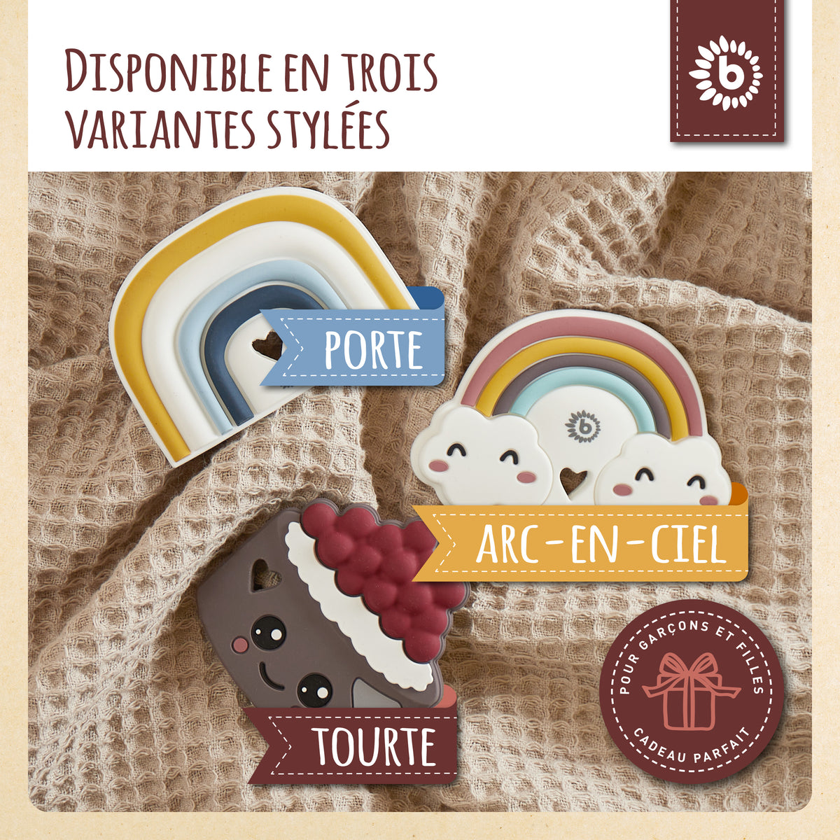 Beißer Torte Silikon - FR Infographic