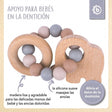 Beißring Elefant mit Silikonkette - ES Infographic