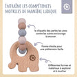 Beißring Elefant mit Silikonkette - FR Infographic