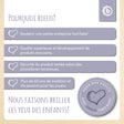 Beißring Elefant mit Silikonkette - FR Infographic