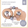 Beißring Elefant mit Silikonkette - IT Infographic