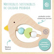 Beißring Vogel light teal - ES Infographic