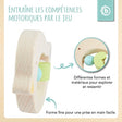 Beißring Vogel light teal - FR Infographic