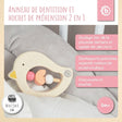 Beißring Vogel rose - FR Infographic