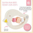 Beißring Vogel rose - FR Infographic