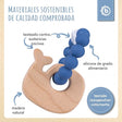 Beißring Wal mit Silikonkette - ES Infographic