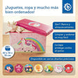 2in1 Staubox & Sitzbank Einhorn - ES Infographic